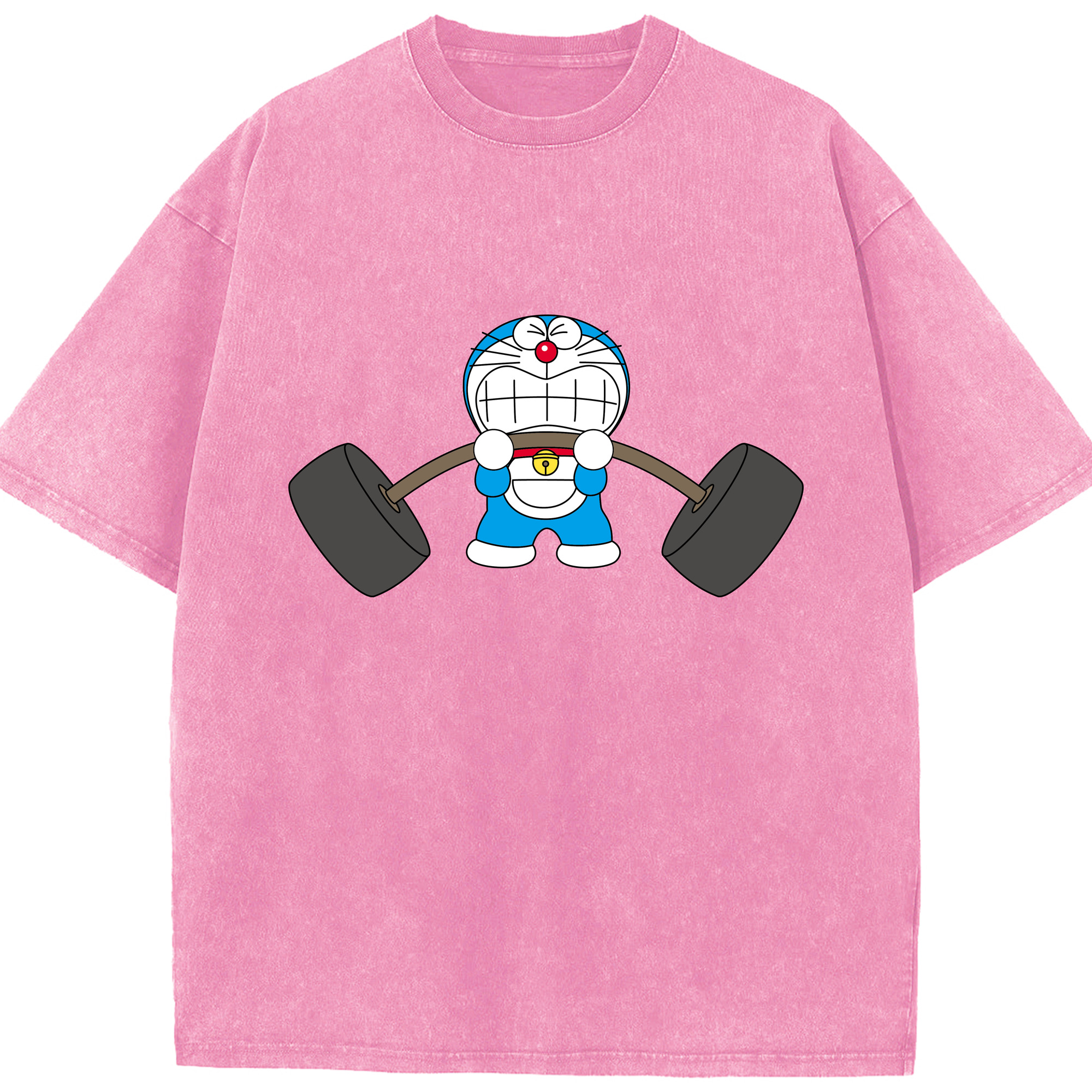 （画像用） ドラえもん Doraemon 綿100% ヴィンテージ風 半袖Tシャツ（フロントプリント）